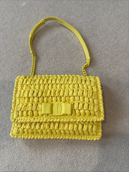 Salvatore Ferragamo Handbags - Salvatore Ferragamo Viva crochet shoulder bag